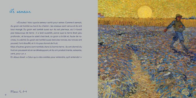 Paraboles de la Bible avec l'artiste Van Gogh