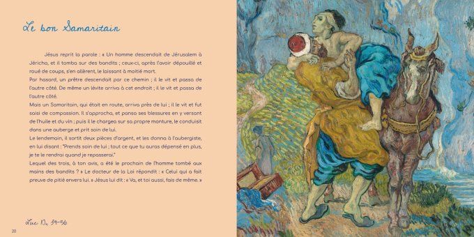 Paraboles de la Bible avec l'artiste Van Gogh